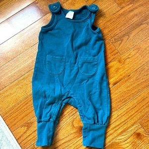 Hanna Anderson knit overalls.